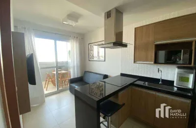 Apartamento com 1 dormitório para alugar, 35 m² por r$ 3.595,00/mês - jardim camburi - vitória/es