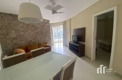 Apartamento com 1 dormitório para alugar, 50 m² por r$ 3.312,70/mês - praia do canto - vitória/es