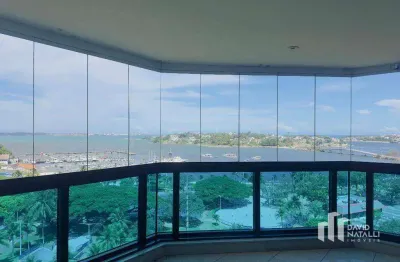 Apartamento com 4 dormitórios à venda, 206 m² por r$ 5.700.000,00 - praia do canto - vitória/es