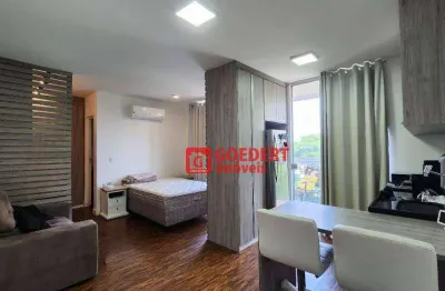 Apartamento studio mobiliado - condomínio first com 1 dormitório para alugar, 38 m² por r$ 2.913/mês - vila augusta - guarulhos/sp
