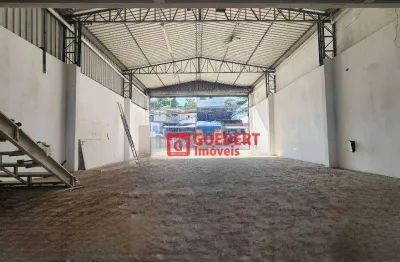 Galpão para alugar, 300 m² por r$ 7.800/mês - cidade jardim cumbica - guarulhos/sp