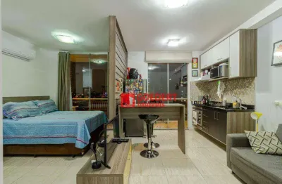 Apartamento studio condomínio first com 1 dormitório à venda, 38 m² por r$ 358.000 - vila augusta - guarulhos/sp