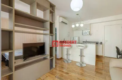 Apartamento Studio Mobiliado Condomínio Cidade Maia com 1 dormitório para alugar, 38 m² por R$ 3.250/mês - Jardim Flor da Montanha - Guarulhos/SP