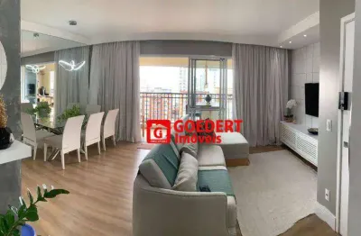 Apartamento condomínio trilhas do bosque com 3 dormitórios à venda, 94 m² por r$ 978.000 - centro - guarulhos/sp
