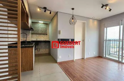 Apartamento condomínio voss com 2 dormitórios para alugar, 38 m² por r$ 2.994/mês - vila augusta - guarulhos/sp
