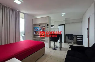 Apartamento studio mobiliado condomínio first com 1 dormitório para alugar, 38 m² por r$ 3.205/mês - vila augusta - guarulhos/sp