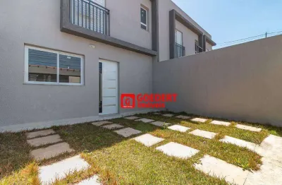 Sobrado novo com 2 dormitórios à venda, 75 m² por r$ 440.000 - parque piratininga - itaquaquecetuba/sp