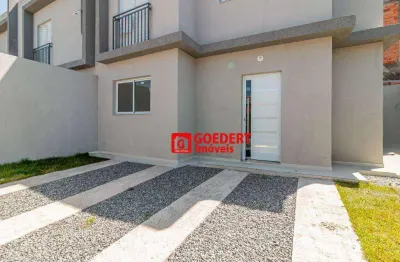 Sobrado novo com 2 dormitórios à venda, 110 m² por r$ 500.000 - parque piratininga - itaquaquecetuba/sp