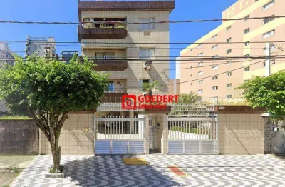 Apartamento edifício segovia com 2 dormitórios à venda, 55 m² por r$ 250.000 - vila guilhermina - praia grande/sp