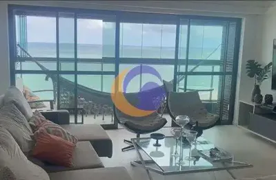 Apartamento beira mar -  edf joão heráclio, av. boa viagem