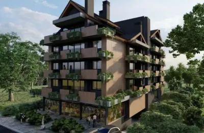 Apartamento com 1 quarto à venda na prefeito joão alfredo, 70, centro, canela, 48 m2 por r$ 615.000