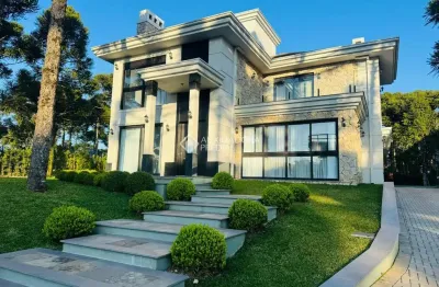 Casa em condomínio fechado com 5 quartos à venda na rs 235, km 32, 32, aspen mountain, gramado, 371 m2 por r$ 6.900.000