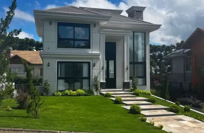 Casa em condomínio fechado com 6 quartos à venda na rs 235, km 32, 32, aspen mountain, gramado, 397 m2 por r$ 5.900.000