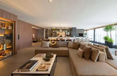 Apartamento com 3 dormitórios à venda, 180 m² por r$ 4.600.000,00 - alto de pinheiros - são paulo/sp