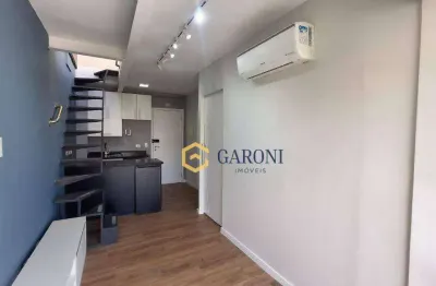 Apartamento duplex com 1 dormitório à venda, 59 m² - morumbi - são paulo/sp
