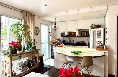 Locação de apartamento duplex com 90 m² duas suítes e duas vagas  alto de pinheiros sp