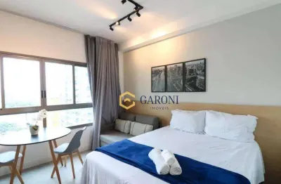 Apartamento no Highlights Campo Belo | Mobiliado | 12º andar - 29 m² Estúdio – Excelente investimento!