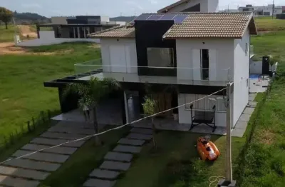 Magnífica casa a venda no condomínio riviera de santa cristina xiii - setor marina