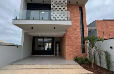Casa moderna com 3 suítes, espaço gourmet e condomínio reserva dos ypês ii!