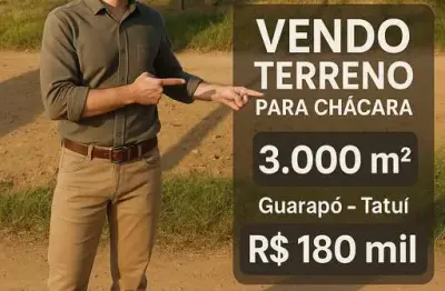Terreno de 3.000 m² à venda em tatuí – pronto para construir, com poço e localização estratégica