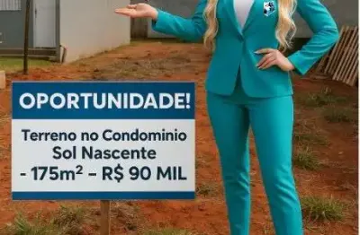 Terreno à venda no condomínio sol nascente – cesário lange/sp