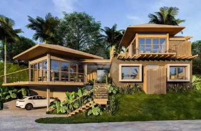Casa em condomínio fechado com 3 quartos à venda na rio grande do sul, 30, praia da silveira, garopaba por r$ 2.717.000