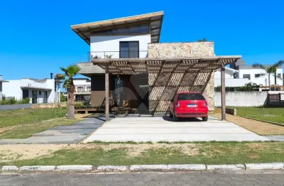 Casa em condomínio fechado com 3 quartos à venda na vereador laudelino antonio teixera, 396, limpa, garopaba por r$ 2.599.000