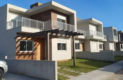 Casa em condomínio fechado com 3 quartos à venda na dos açores, 2000, ambrósio, garopaba por r$ 850.000