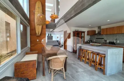 Casa em condomínio fechado com 3 quartos à venda na grp 280, 300, encantada, garopaba por r$ 3.870.000