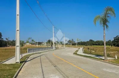 Terreno em condomínio fechado à venda na projetada, 01, campo duna, garopaba por r$ 320.000