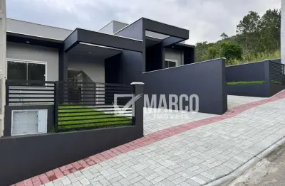 Casa com 2 quartos à venda no ribeirão areia, pomerode , 80 m2 por r$ 460.000
