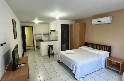 Flat para alugar na Rua Elia Barros, Ponta Negra, Natal
