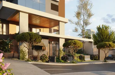 Apartamento de alto padrão no ecoville - edifício átrio | plaenge, planta com 171m²