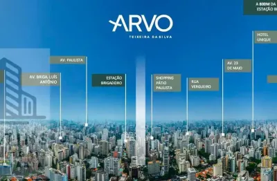 800m da estação metrô brigadeiro - lançamento studio -1 dorm - são paulo/sp