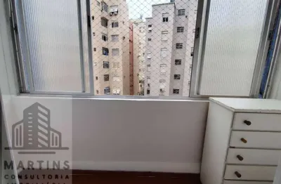 Quadra da praia - 1 quarto - vaga moto ou bicicletário - santos/sp