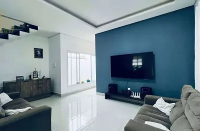 Sobrado moderno no residencial morro da mata com 3 quartos e suíte