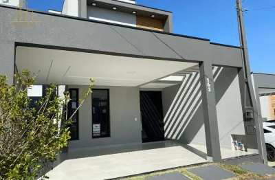 Casa em condomínio fechado com 3 quartos à venda na jardim park real, indaiatuba - sp, 163, jardim park real, indaiatuba, 148 m2 por r$ 1.250.000