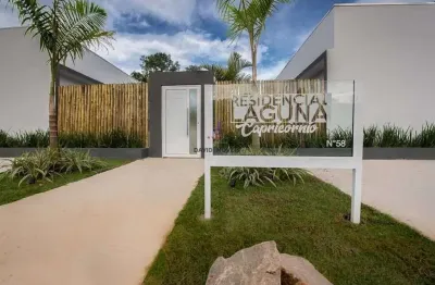 Casa em cond. com 2 quartos - 66m² - capricórnio ii - caraguatatuba/sp