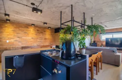 Cobertura exclusiva de 2 dormitórios com vista deslumbrante e projeto de arquite