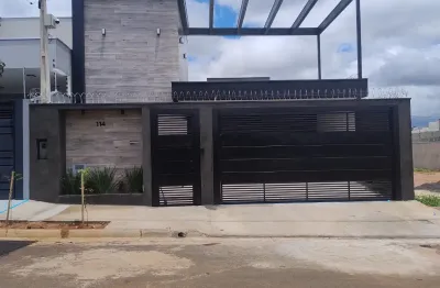 Linda casa novíssima no set sul ii, design moderno, ótima localização, na zona sul de rio preto, bairro planejado próximo a rodovia washington luiz.