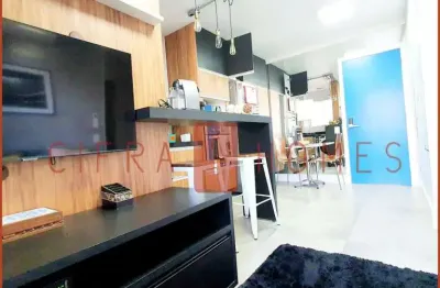 Apartamento à venda, aconchegante, mobiliado, 1 dormitório e 1 vaga, com lazer no melhor da bela vi
