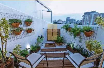 Apartamento cobertura de 80m2, na vila nova conceição à venda