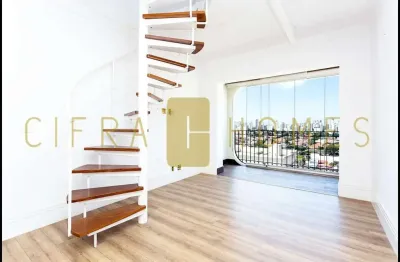 Cobertura duplex para venda ou locação com 185 m², 3 dormitórios, 1 suíte, 2 vagas de garagem, no m
