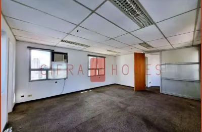 Sala comercial ampla e sofisticada para locação, com 50 m², 1 vaga de garagem,  localizada na melho