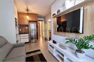 Apartamento para venda e locação, mobiliado, com 01 vaga de garagem e ar condicionado, em locação p