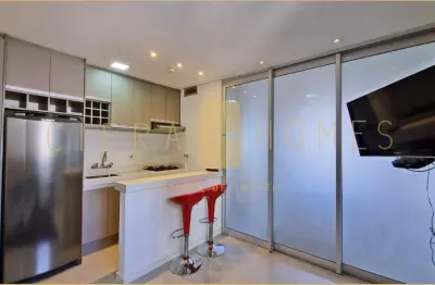 Studio mobiliado, moderno e com vista, próximo à av. paulista e grandes conveniências.
