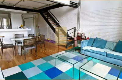 Loft duplex para locação ou venda, 122 m², 1 suíte, 2 vagas, em cerqueira césar