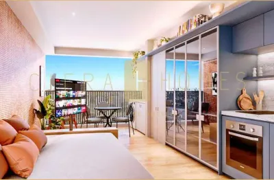Apartamentos e studios modernos à venda, com terraço e lazer completo em moema.