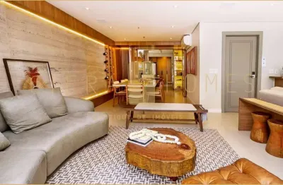 Apartamento de 3 suítes, equipado com jacuzzi, sauna e lazer completo em localização exclusiva.