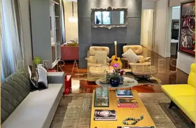 Apartamento exclusivo de 200 m², andar inteiro, com varanda, salas amplas, escritório e suíte com c